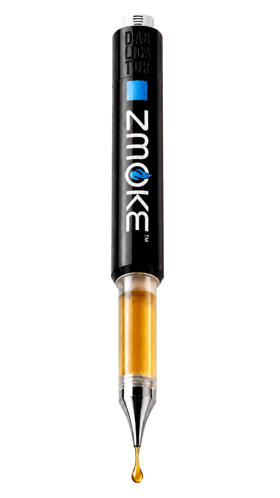 Liquid Dabz applicator shown with an amber droplet